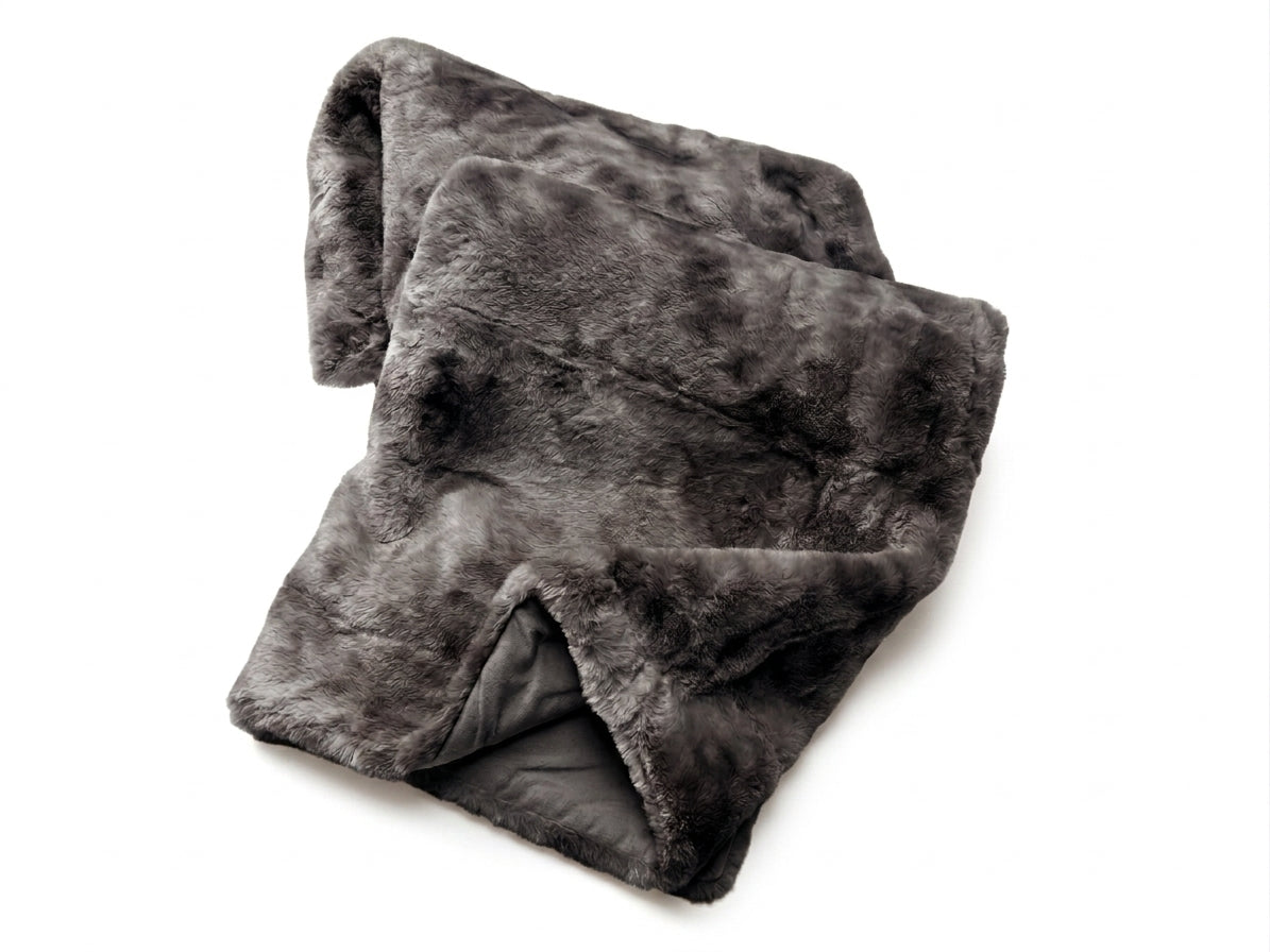 Webfell Decke; Royal Rex-Kanin-Optik; 140x190 cm