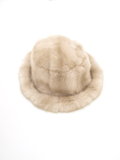Hut Kunstfell "Nerz" champagner