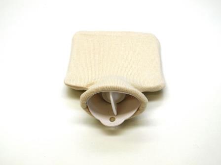 Baby Wärmflasche fein gestrickt Kaschmir, Merinowolle und Seide