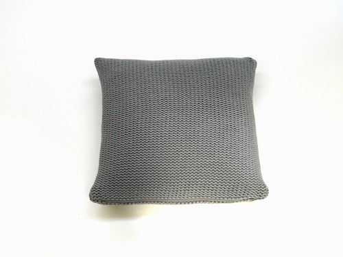 Kissen grob gestrickt aus Kaschmir, Merinowolle und Seide