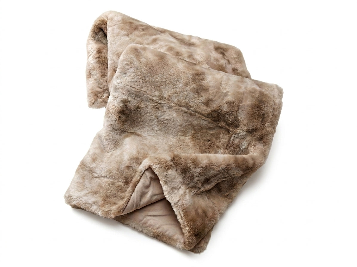 Webfell Decke; Royal Rex-Kanin-Optik; 140x190 cm